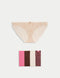 5pk Cotton Lycra™ Bikini Knickers